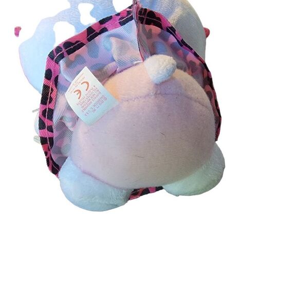 Sanrio Hello Kitty Pink Glasses 6 Inch Plush TY 2012 Beanie Babies - Picture 5 of 6